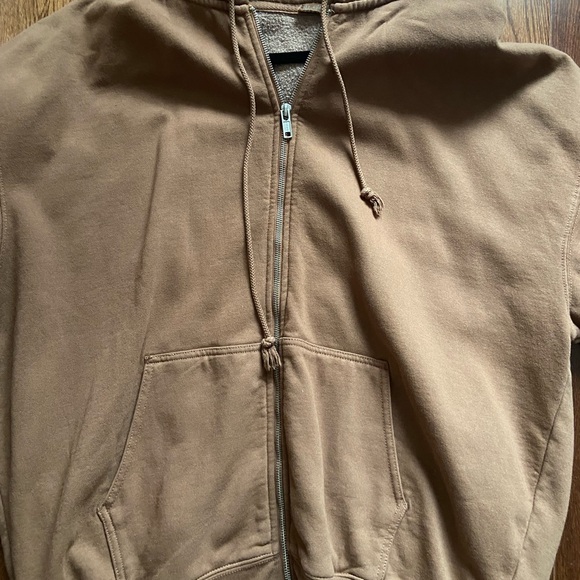 Brown brandy Melville zip up - Picture 3 of 3